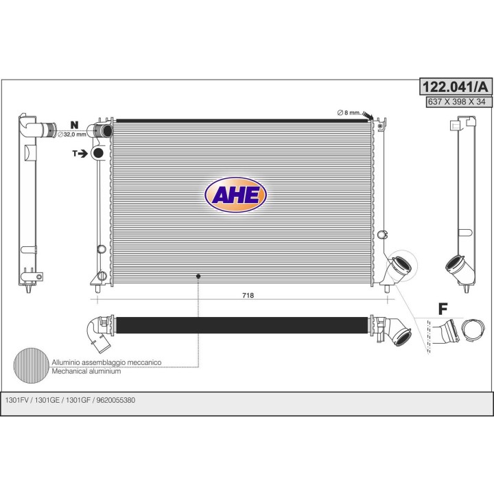 122041/A  PEUGEOT 406 I / II 2.0 16V