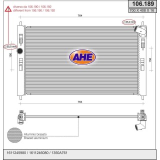 106189  RAD CITROEN/MITSUBISHI/PEUGEOT C4 Aircross/ASX/ 08