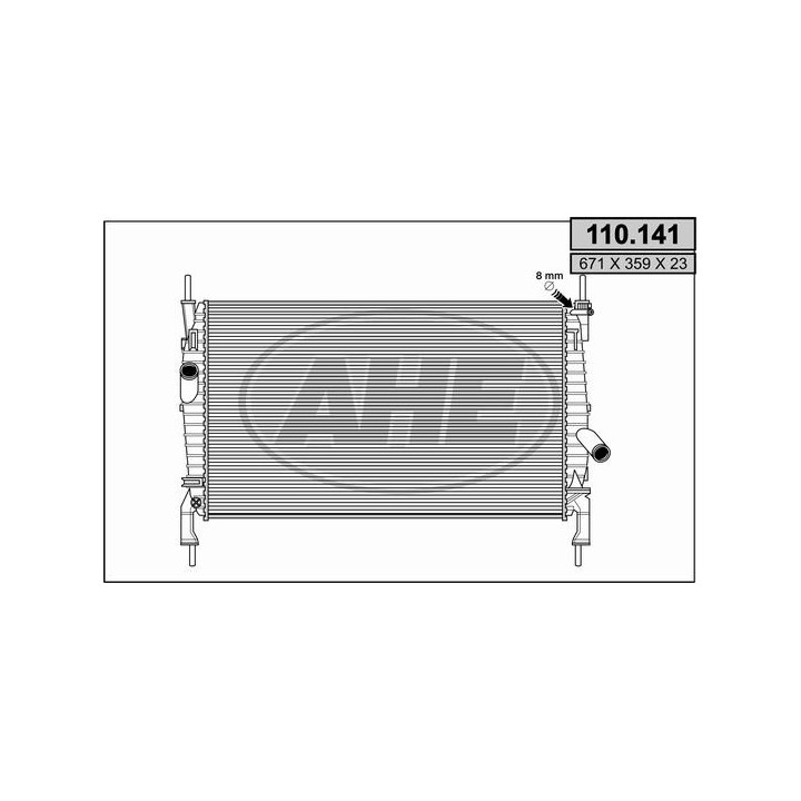 110141  RAD FORD Transit VI 2.0-2.0 TDCi    M/AT   +/- AC