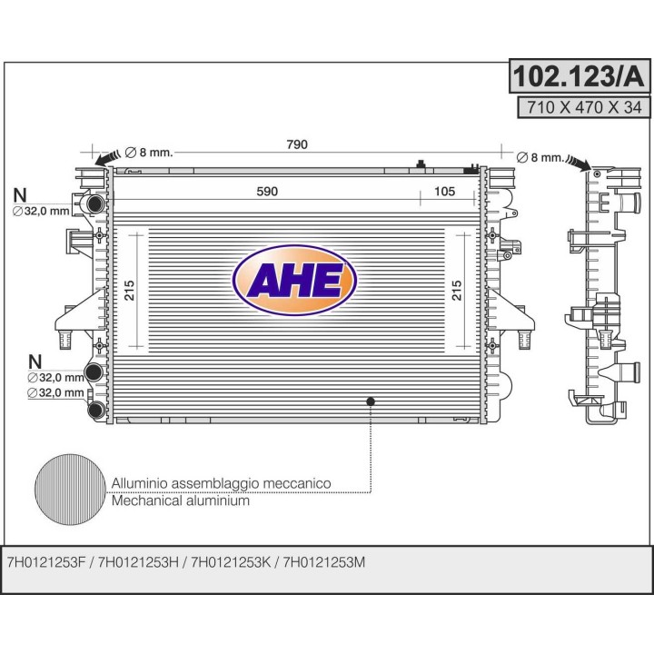 102123/A  RAD VOLKSWAGEN Transporter III 2.0-1.9TDI