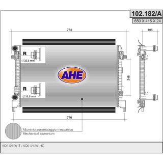 102182/A  RAD SEAT/SKODA/VW Leon/Fabia III/Octavia/Golf  12-