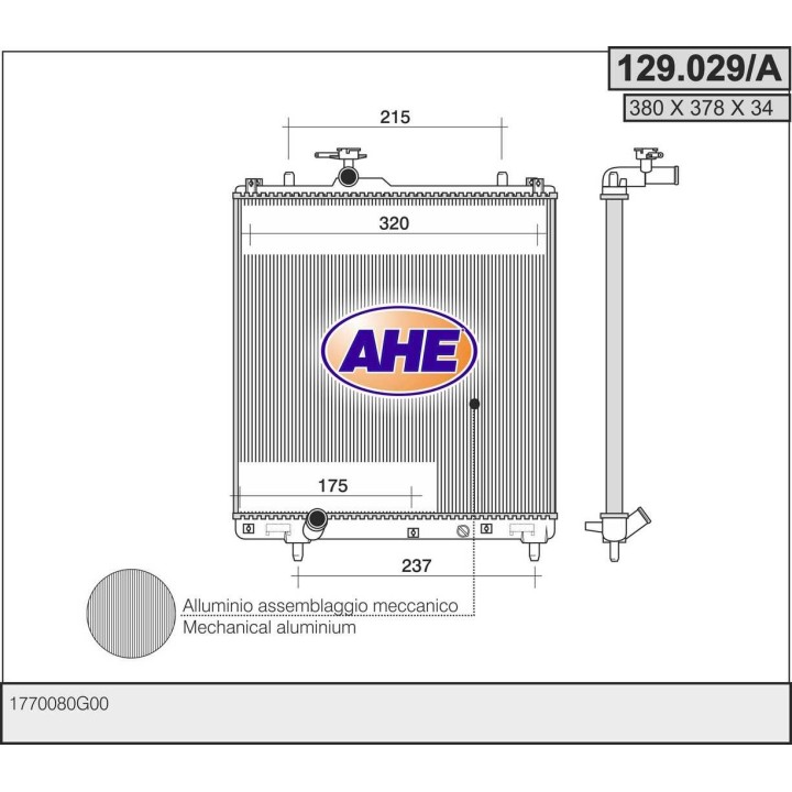 129029/A  RAD SUZUKI Ignis 1.3 16V M AC