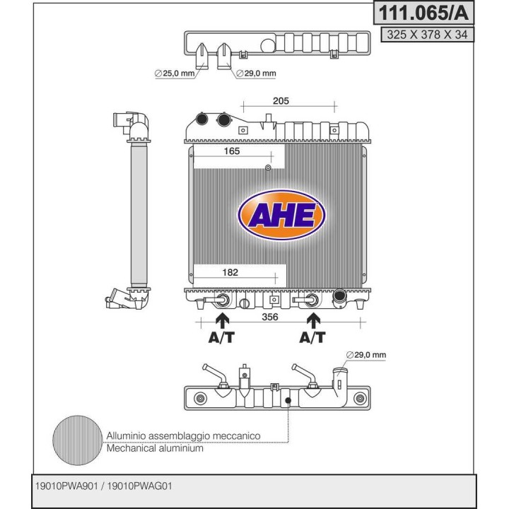 111065/A  HONDA Jazz II (GD) 1.2 - 1.4 8V MT/AT +/- AC 01-
