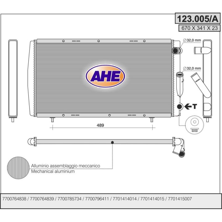 123005/A  RENAULT Espace I 2.0-2.1 TD / R21 II  M AC