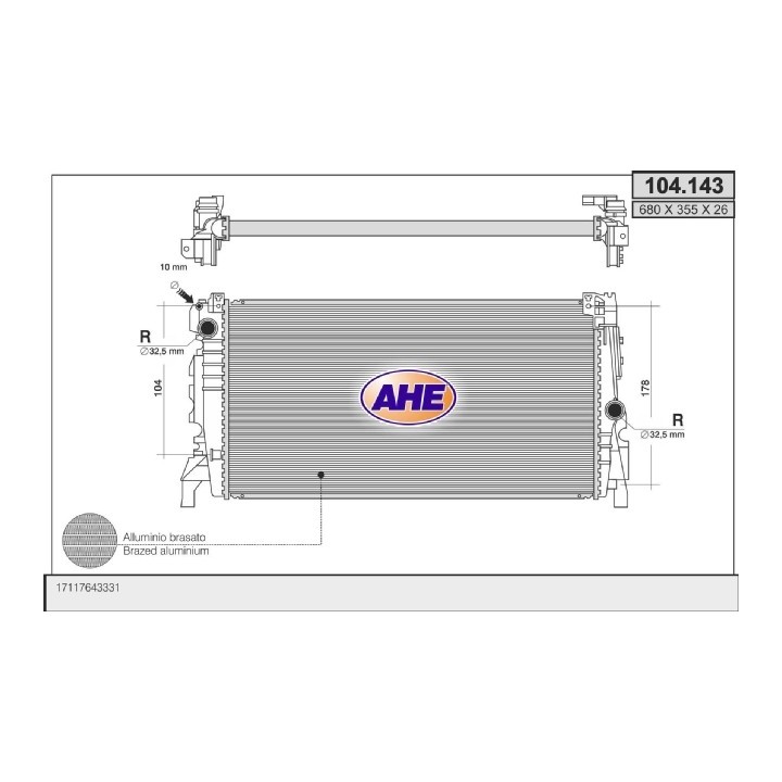 104143  BMW/MINI F45/F60 225xe/Cooper hybrid AC AT 09.14-