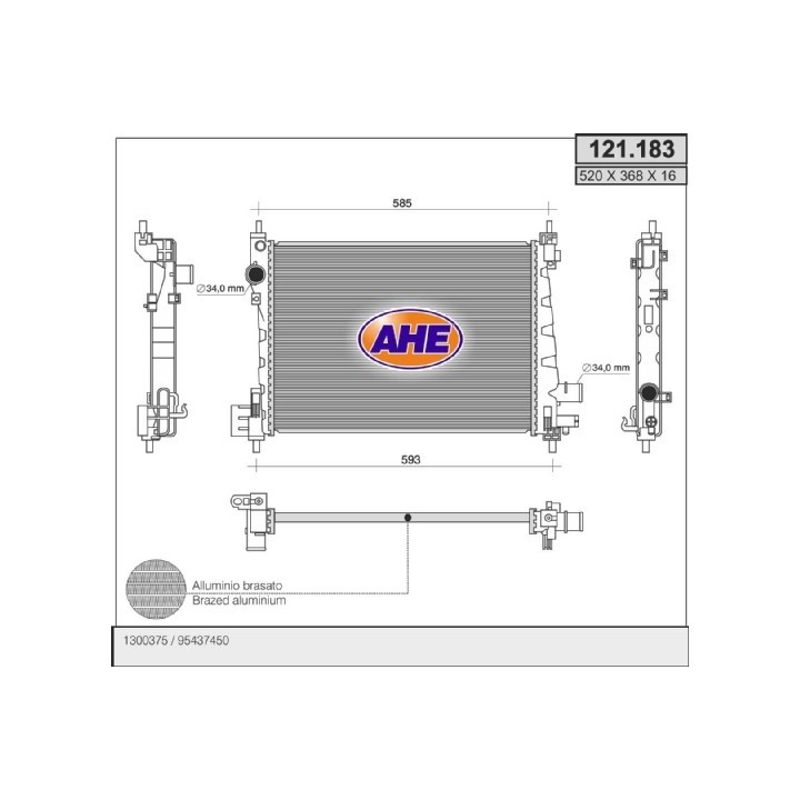 121183  CHEVROLET Spark (M400) / OPEL Karl (C16)  1.0   +/