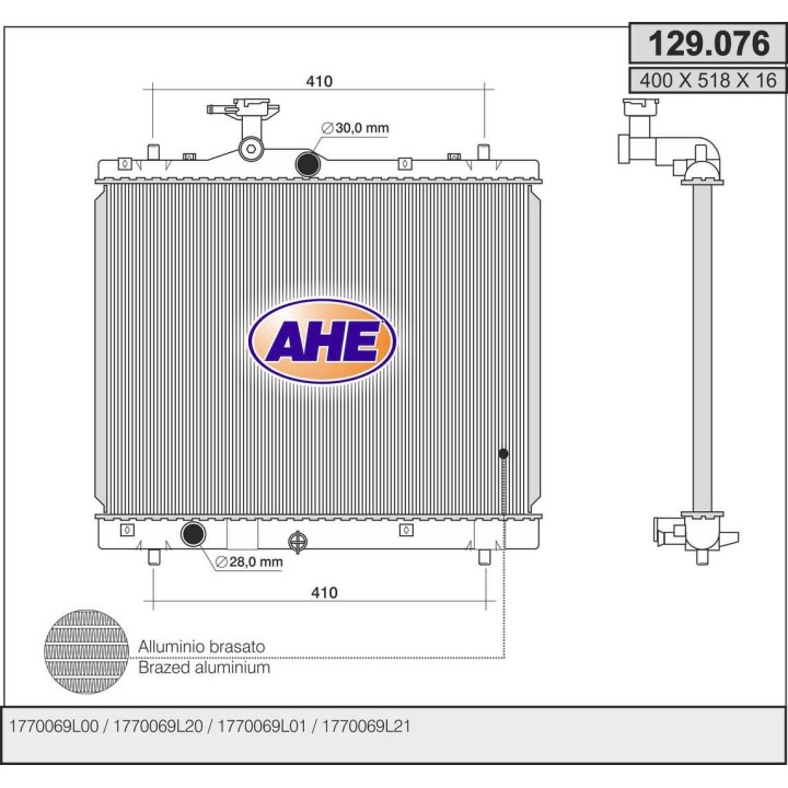 129076  SUZUKI Swift IV 1.2/1.6 +/-AC 10.10- (made in Hung
