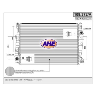 109372/A  ALFA ROMEO 159 1.8 16V - 1.9 JTS-2.2 JTS-3.2 V6 JT