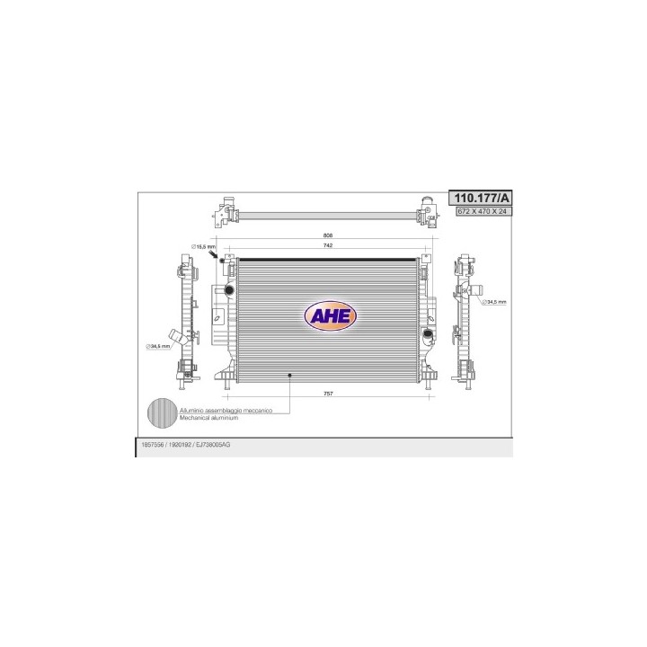 110177/A  FORD C-Max (DXA/CB7, DXA/CEU) / Focus III / Kuga I