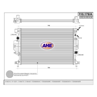 110179/A  FORD Galaxy IV/Mondeo V/S-Max 1.5 EcoBoost - 2.0 E