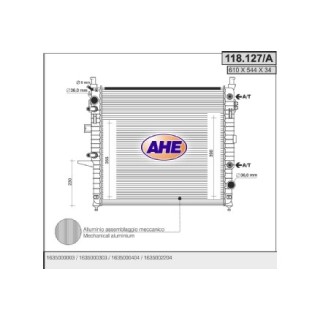 118127/A  MERCEDES W163 ML 230-320- 430 AC 98-