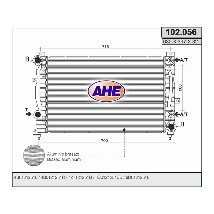 102056  AUDI A4 I 2.4-2.6-2.8-2.5 Tdi
