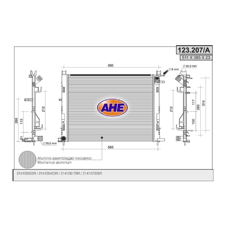 123207/A  RENAULT Clio IV / Captur  / DACIA Logan II / Sande