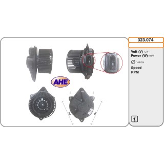 323074  VENTOLA abitacolo NISSAN/OPEL/RENAULT Primastar 01