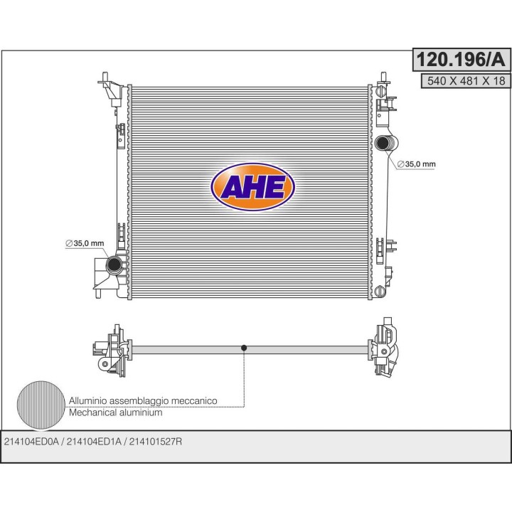 120196/A  NISSAN Qashqai / RENAULT Kadjar 1.2DiG-Turbo  +/-A