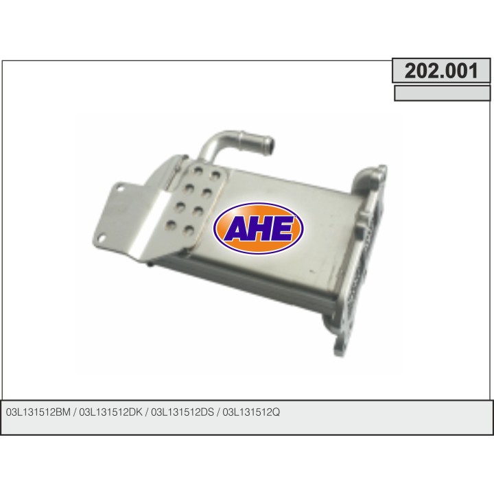 202001  EGR Cooler VOLKSWAGEN Multivan/Transporter V 2.0TD