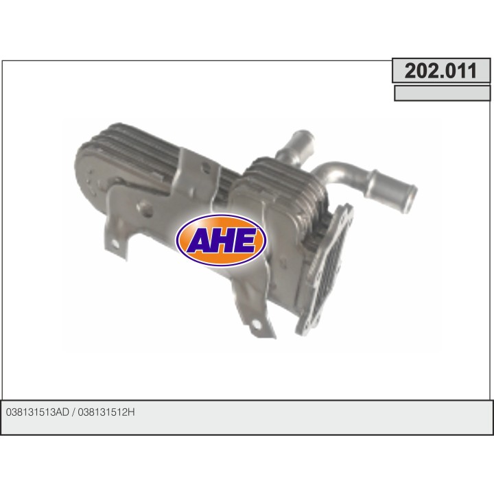 202011  EGR Cooler Audi/Seat/Skoda/VW A3/A4/Altea/Leon/Tol