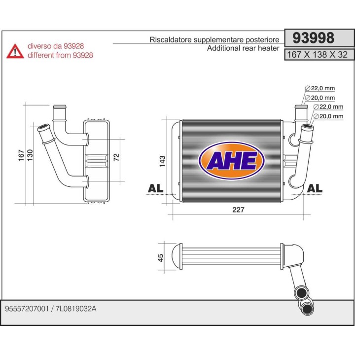93998  AUDI Q7 / PORSCHE Cayenne / VOLKSWAGEN Touareg  (R