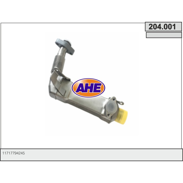 204001  EGR Cooler BMW Serie 1/3/5/7/X3 E46/E60/E61/E65/E6