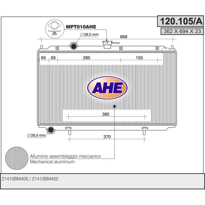 120105/A  NISSAN Almera II 1.5-1.8 16V