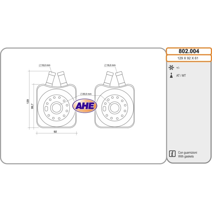 802004  AUDI A2 /  A3 (8L1) / A4 (8D2, B5, 8E2, B6) VOLKSW