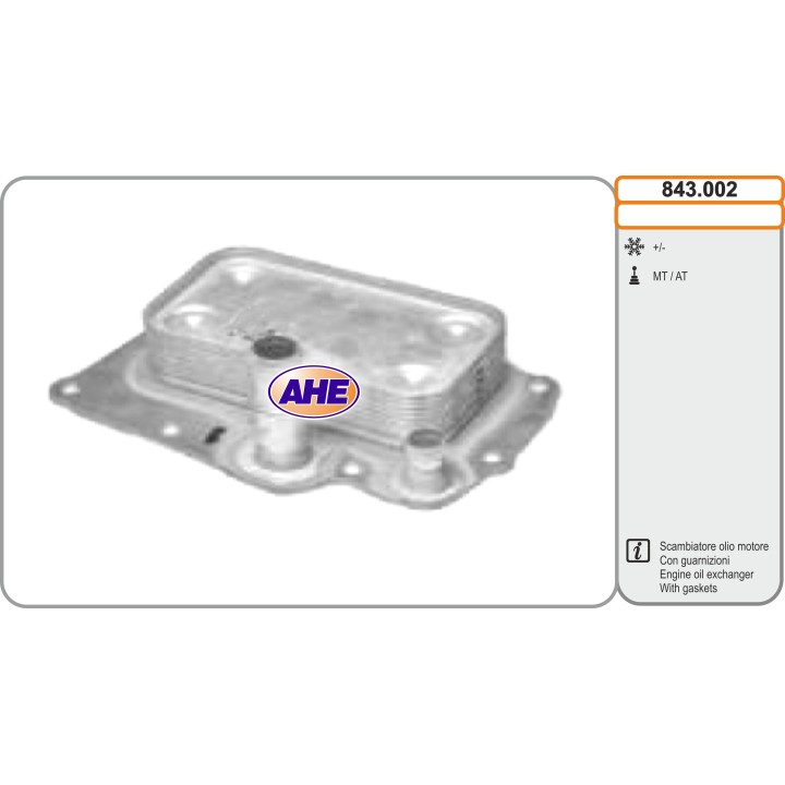 843002  Oilc. SSANGYONG Actyon II 2.0Xdi 00