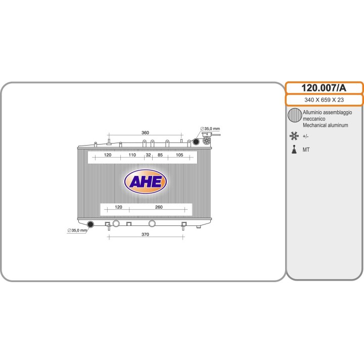 120007/A  NISSAN Primera 1.6/2.0 90-96