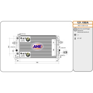 121150/A  OPEL Astra H 1.6/1.8 +/-AC AT/MT AT 07-