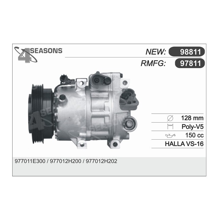 97811  CMP  HYUNDAI/ KIA/ I30/ ELANTRA/ CEED