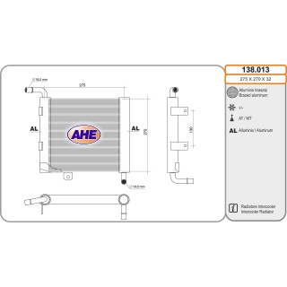 138013  Rad. Int. Jaguar F-Pace 2.0D/3.0/5.0 09.15-