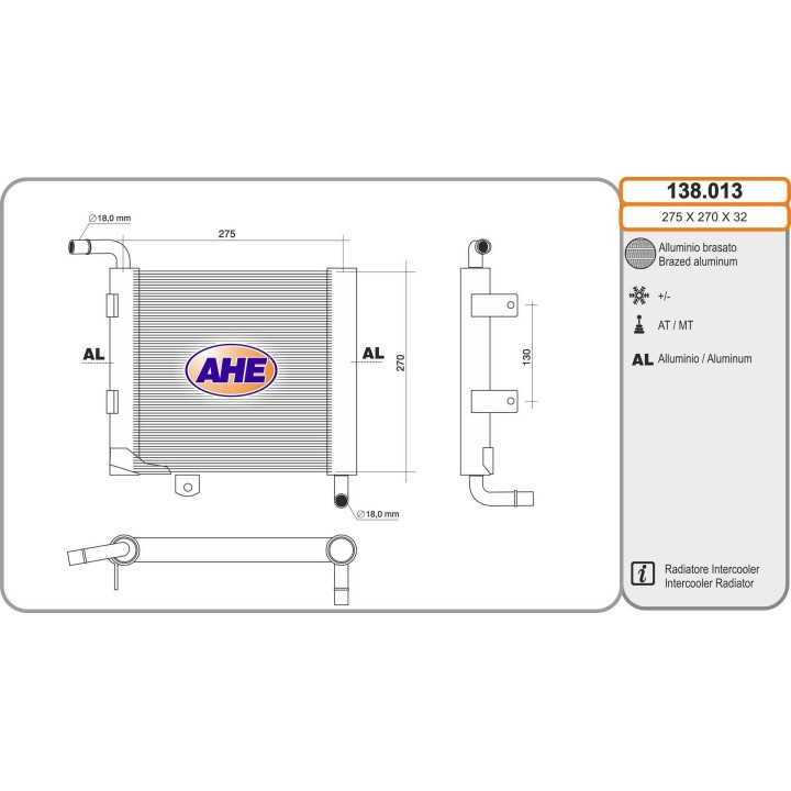 138013  Rad. Int. Jaguar F-Pace 2.0D/3.0/5.0 09.15-