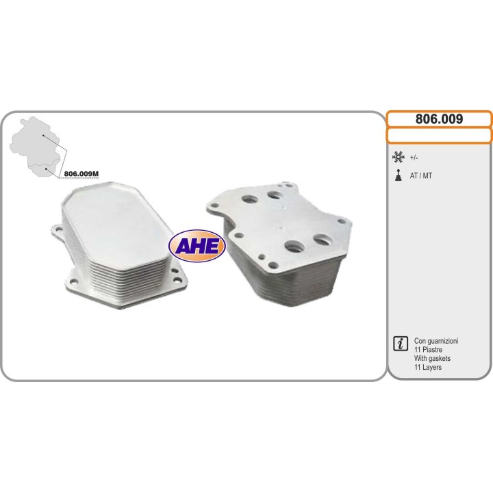 806009  OILCOOLER CITROEN/FIAT/PEUGEOT JUMP