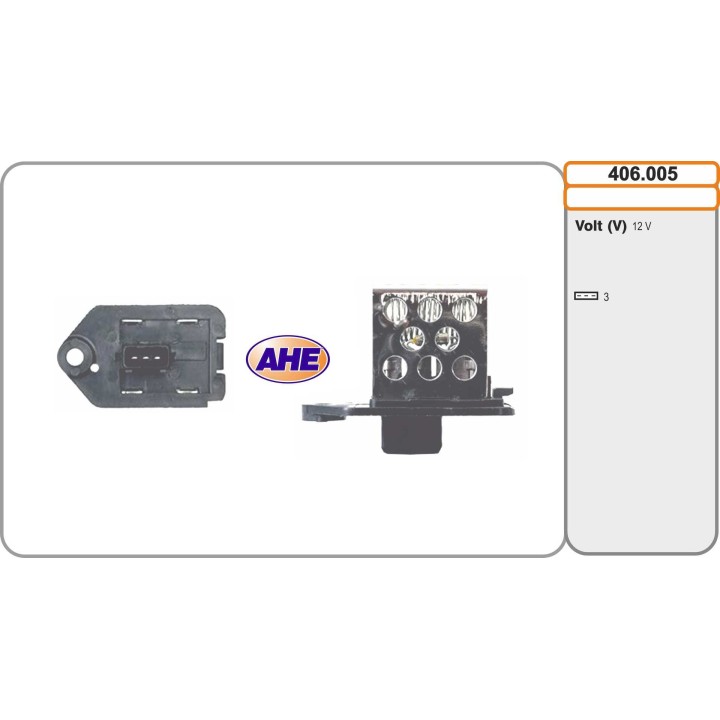 406005  Res. Elettrov. PEUGEOT 206/206+/306