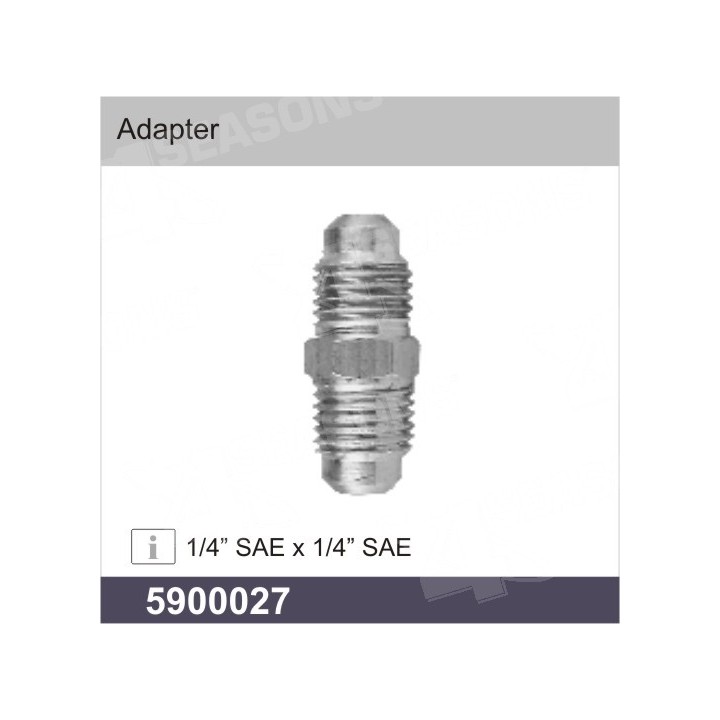 5900027  ADAPTER 1/4 SAE X 1/4" SAE
