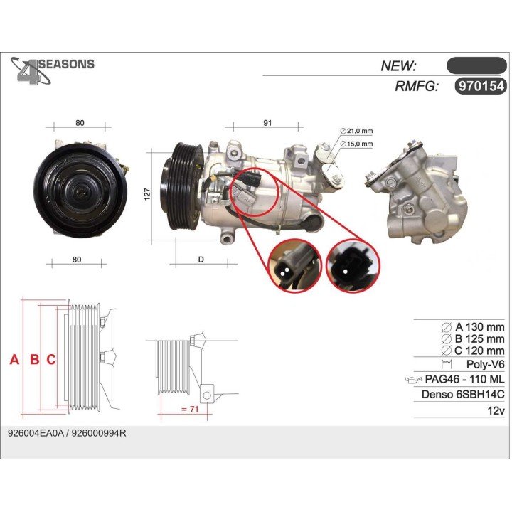 970154  CMP  NISSAN/RENAULT QASHQAI/MEGANE/KADJAR 1.5D