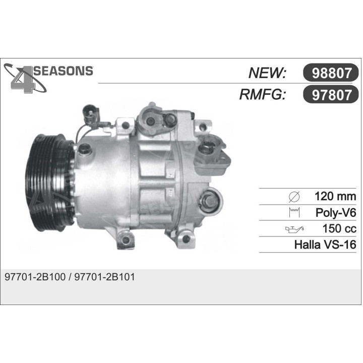 97807  CMP  HYUNDAI/ SANTA FE (CM) 2.2 CRDI 06-