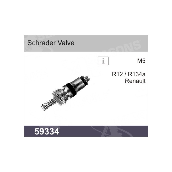 59334  SCHRADER VALVE