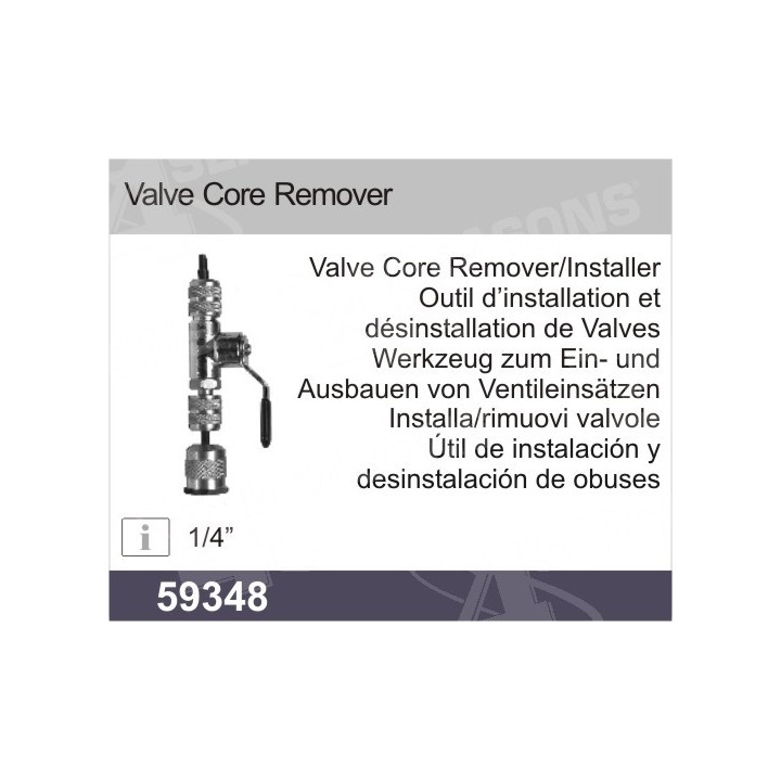 59348  SCHRADER VALVE CORE REMOVER