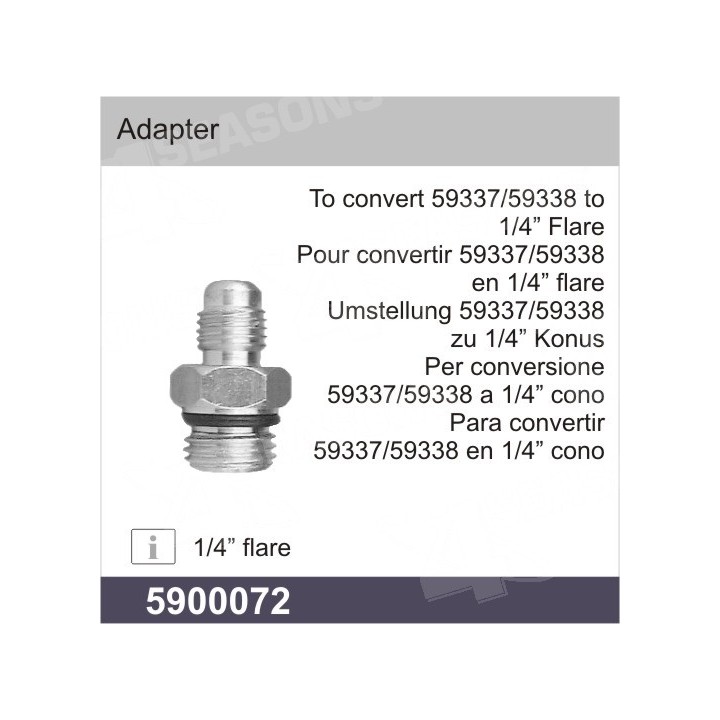 5900072  ADAPTER 1/4 FLARE