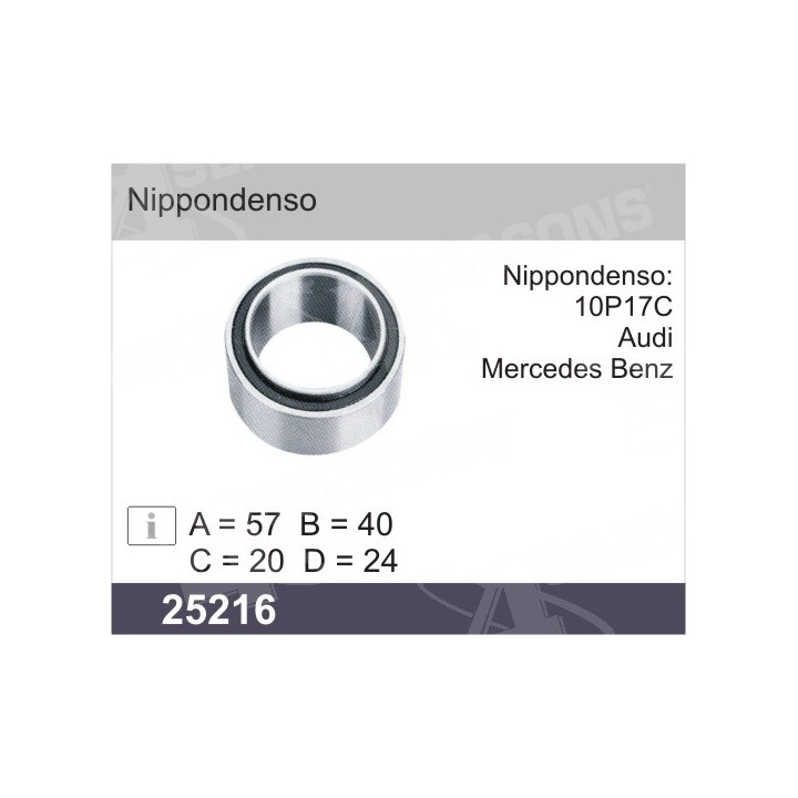25216  RODAMIENTO DENSO   57X40X20X24    150016