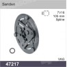 47217  PLATO EMBRAGUE HUB SANDEN 7V16 / 7H15