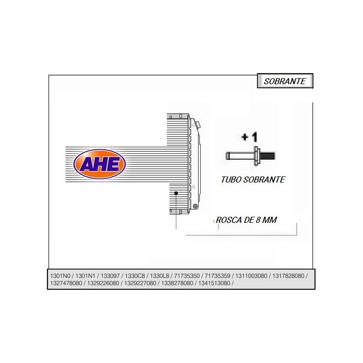 TUBO SOBRANTE 10MM   RAD  CITROEN JUMPER/ULISES