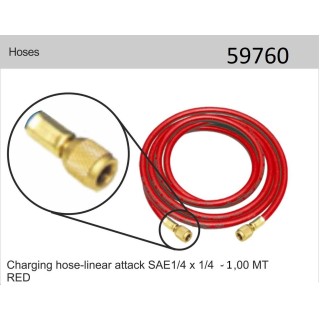 59760  HOSE FOR A/C SERVICE STATION HI PRESSURE 1/2 ACM
