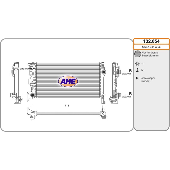 132054  VOLVO S90/V90/XC60 II D3/D4/T4/T5/T6/2.0 D4 AC 03.