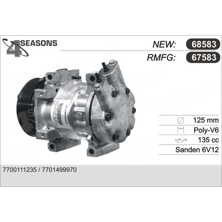 67583  COMPRESOR  RENAULT