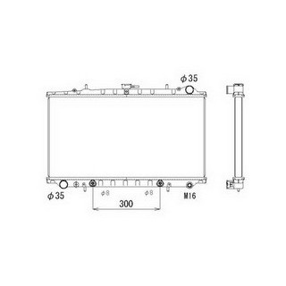120046  RAD.NISSAN AXXESS (BLUEBIRD) 2.0/88-95 (382x714x1