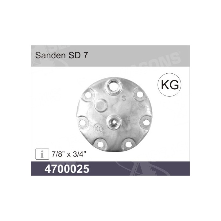 4700025  CULATA SANDEN 709 / 7H15 KG