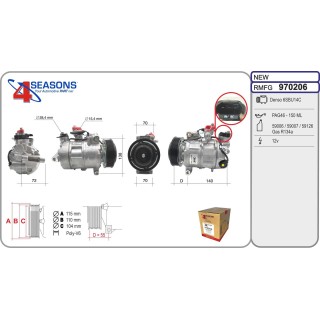 970206  Cmp Rem BMW F21/F30/F80 114/116/118/320 07.11-