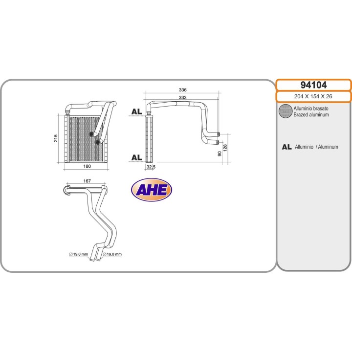 94104  HYUNDAI/KIA i30/Ceed 02.07-