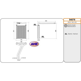 94076  HYUNDAI Santa Fe +/-AC 06.12-